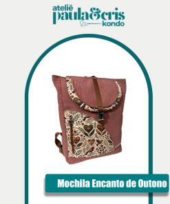 Mochila Encanto do Outono (PDF e Vídeo Aula)